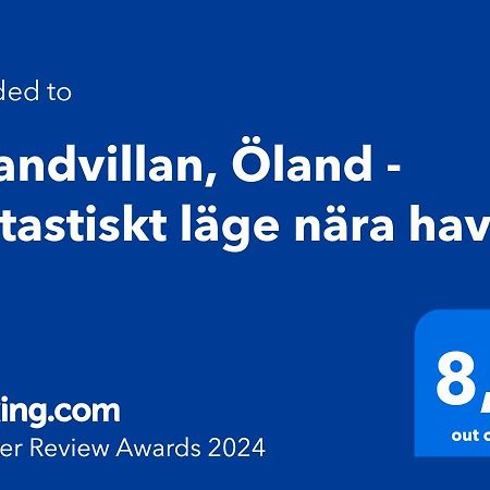 Strandvillan, Oeland - Fantastiskt Laege Naera Havet! Lottorp Ngoại thất bức ảnh